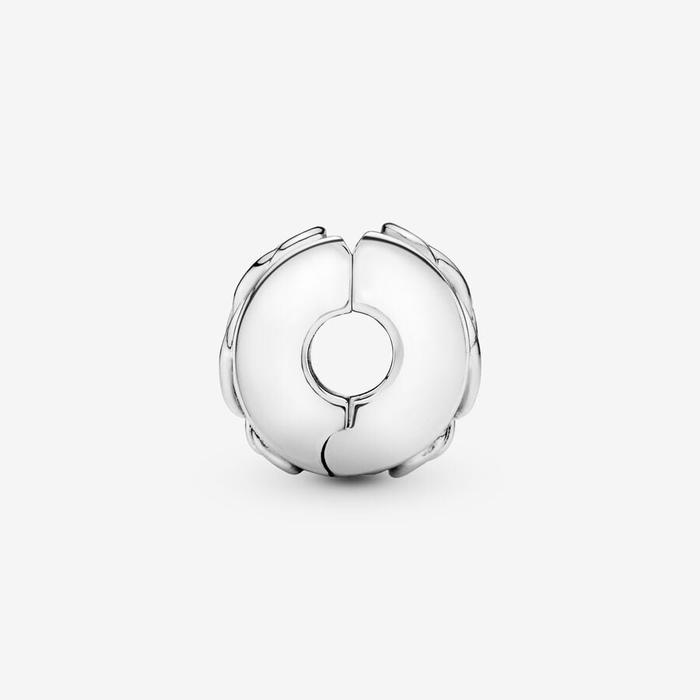 Charm Clip Intertwined Hearts