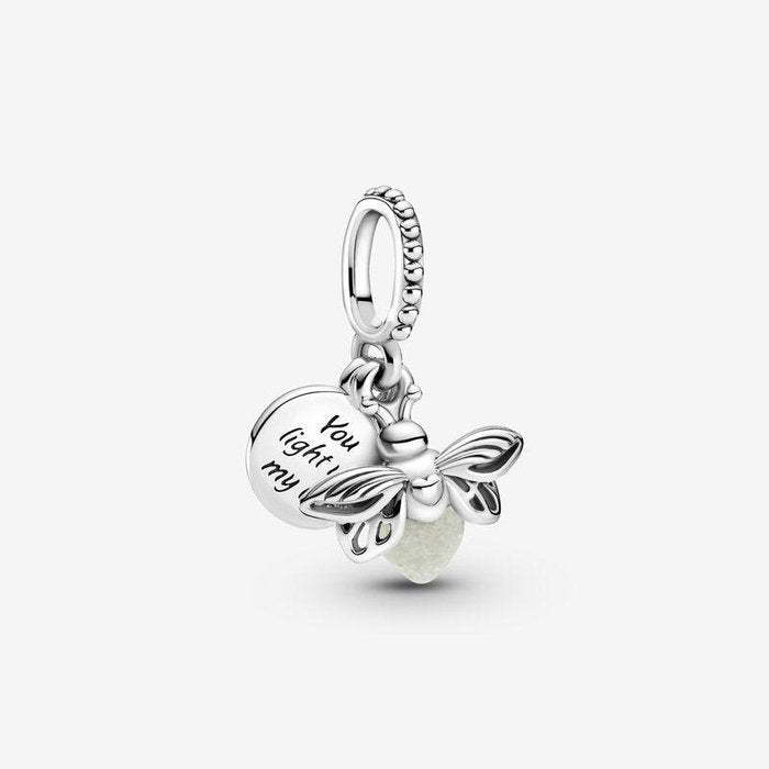 Pendentif luciole phosphorescent