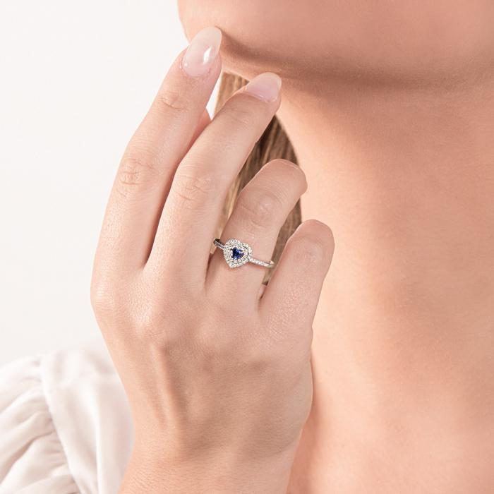 ANELLO ZAFFIRO E BR
