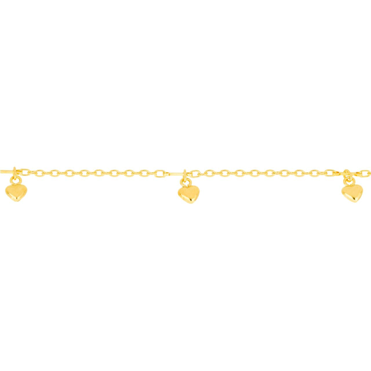 Bracciale cuoricini