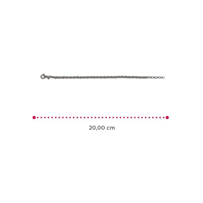 Blue Rhodium Bracelet