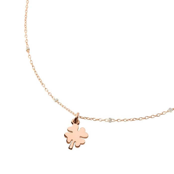 MINI FOUR-LEAF CLOVER NECKLACE