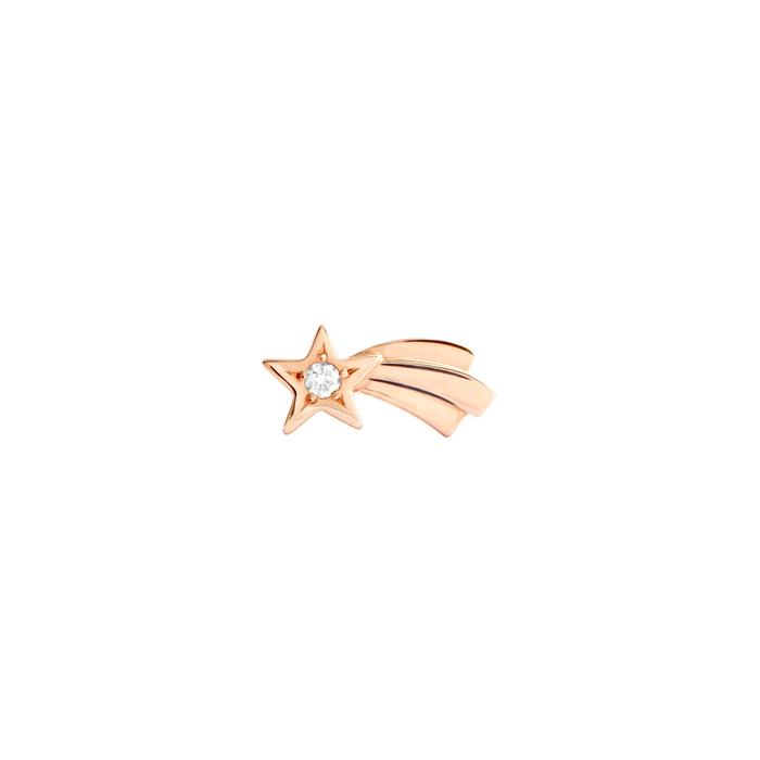 COMET STAR EARRING ROSE GOLD &amp; DIAMOND