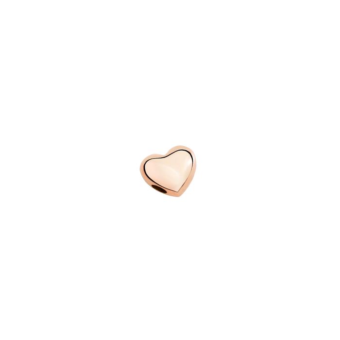 COMPOSANT COEUR EN OR ROSE