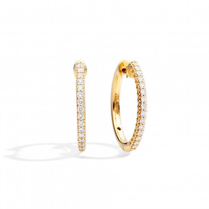 Anniversary hoop earrings br 0.31