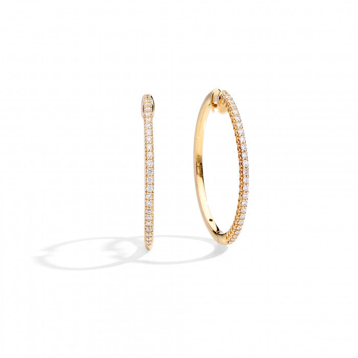Anniversary hoop earrings br 0.43