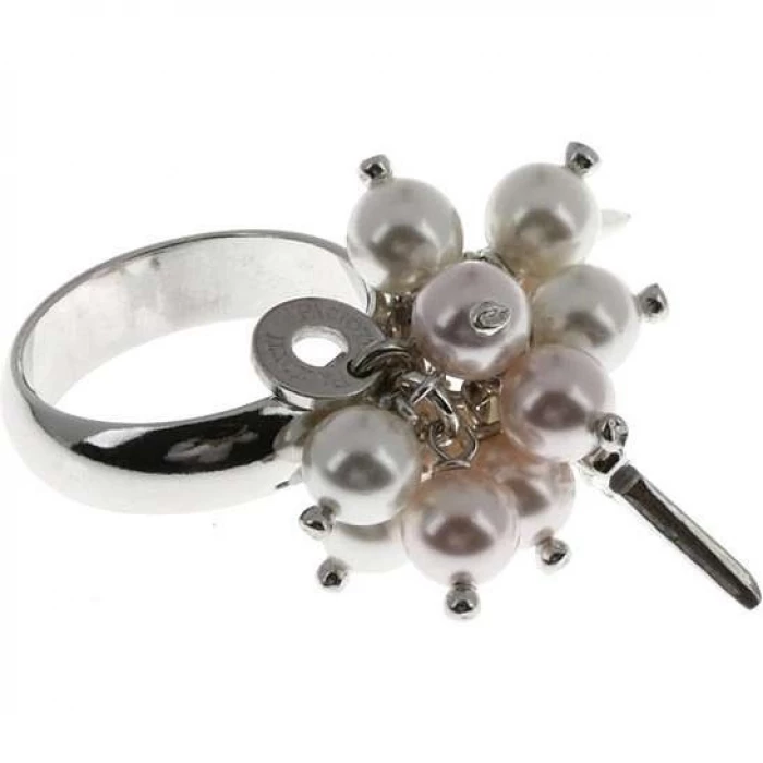 Bague perle multicolore