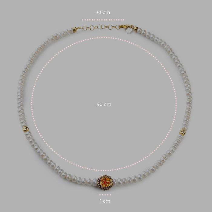 Collana  Perle Riccio