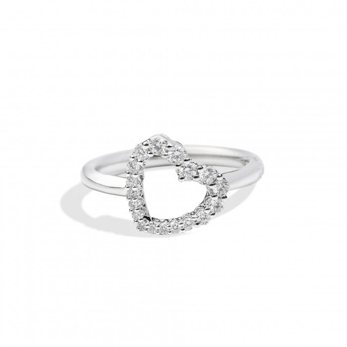 Anniversary heart ring br 0.31