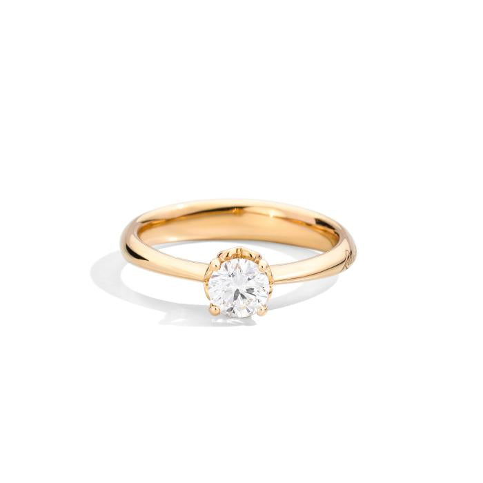 Anello anniversary solitario br 0.24