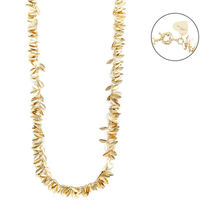 Yellow leaves necklace