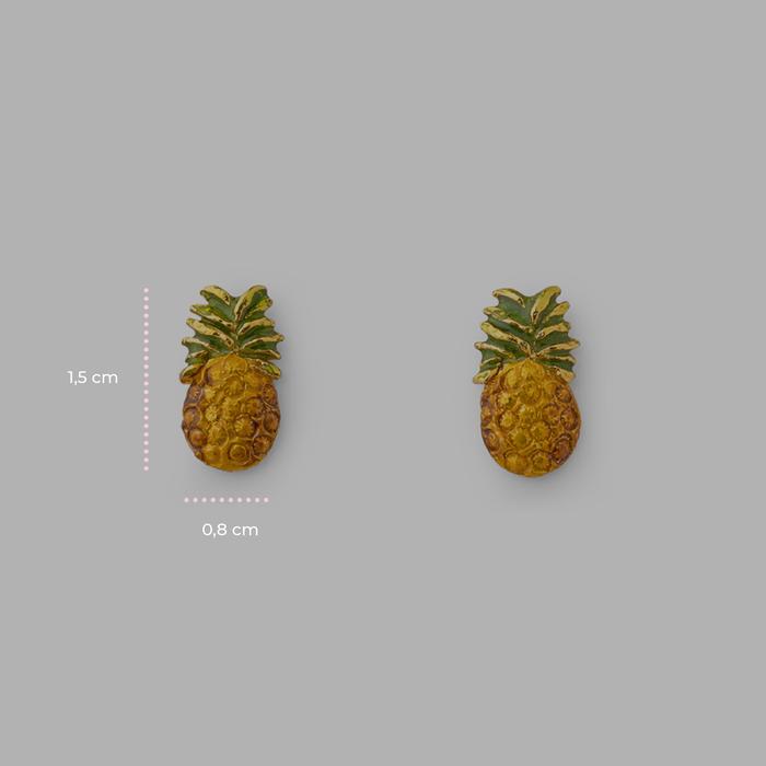 Boucles d'oreilles mini ananas