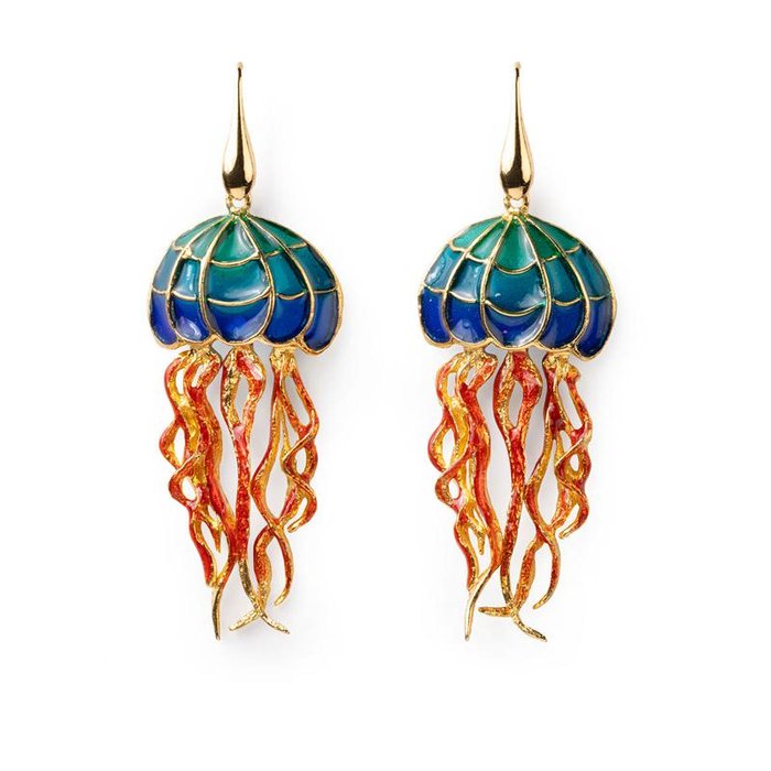 Boucles d'oreilles Méduse
