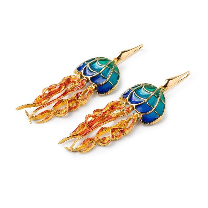 Boucles d'oreilles Méduse