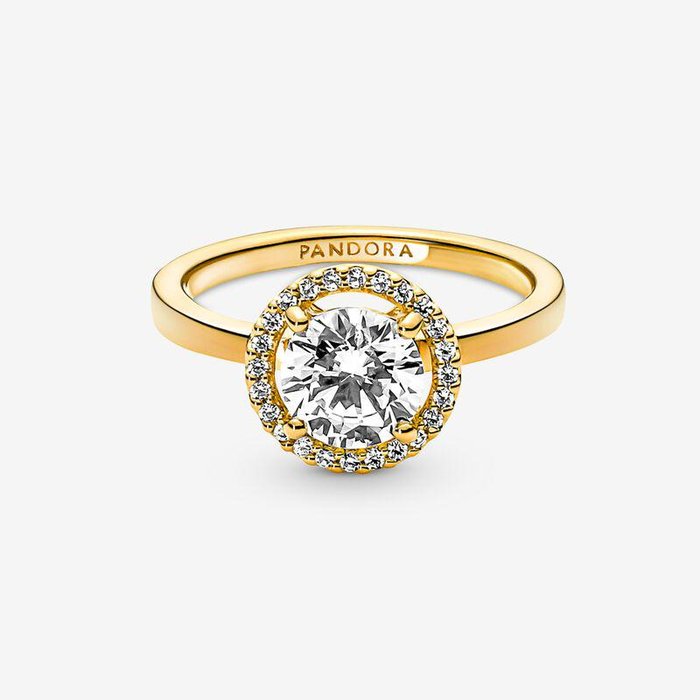 Bague à point lumineux scintillant