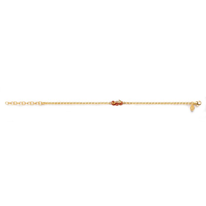 Bracelet Rolo Hippocampe Lapilli