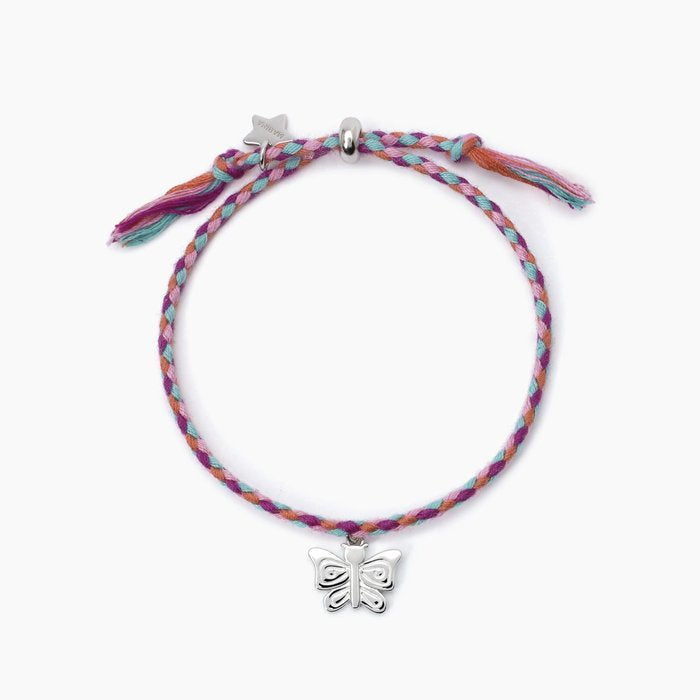 Bracelet cordon papillon BUTTERFLY