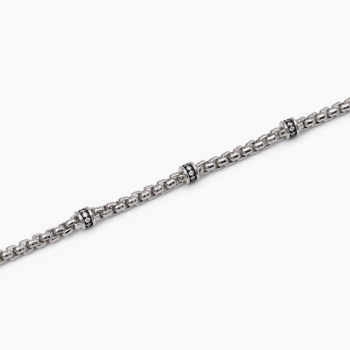 Bracciale con inserti bianchi MONTECARLO
