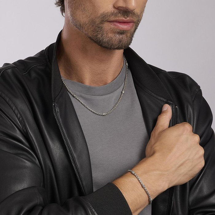 Bracciale con inserti bianchi MONTECARLO