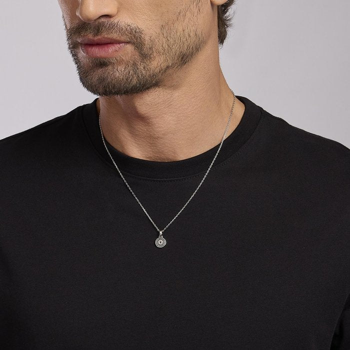 Collier pendentif rond BENIAMINO