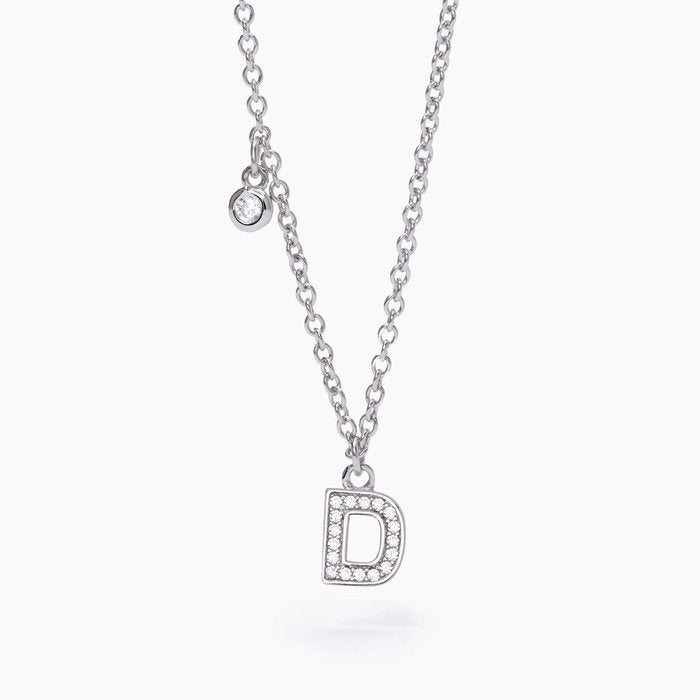 Collier ras du cou lettre « D » A, B, COOL
