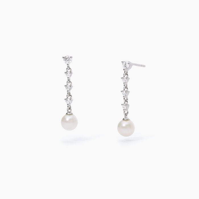 Boucles d'oreilles en perles de culture LONG NIGHT