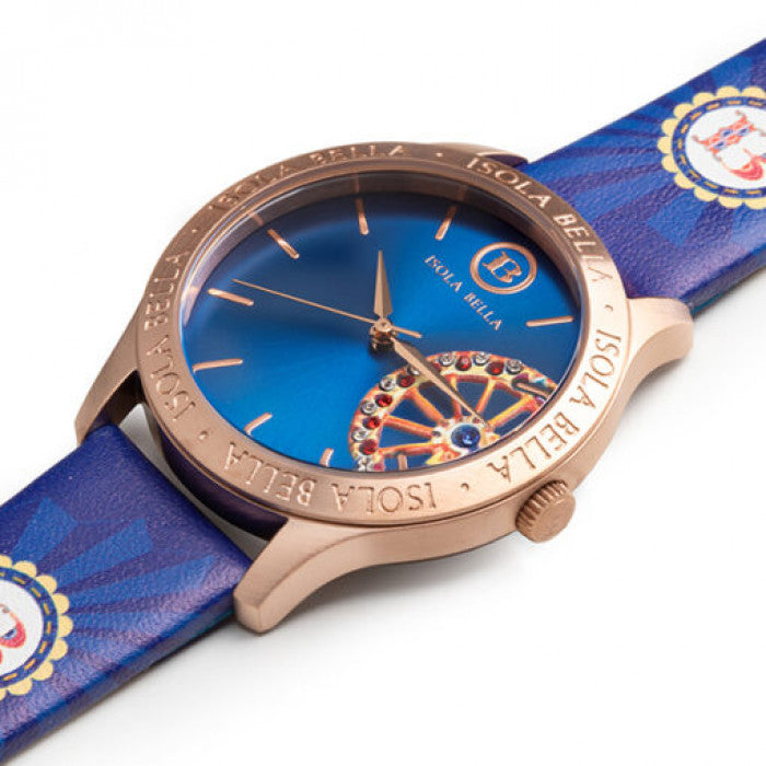 Orologio Ruota blu