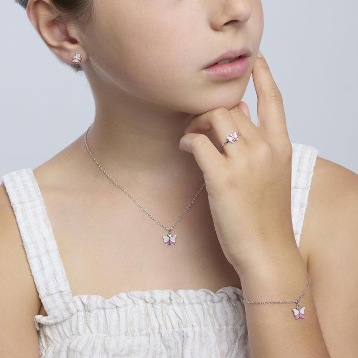 Orecchini in argento con farfallina BUTTERFLY