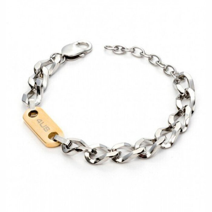 Groumette chain mesh bracelet