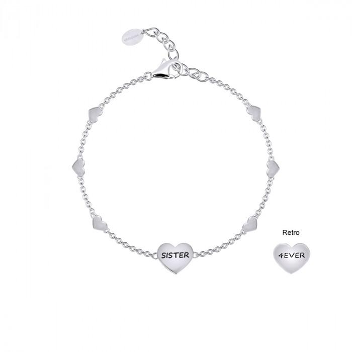 Bracciale cuori tondo SISTER ..... - steampuhousenkstore.com