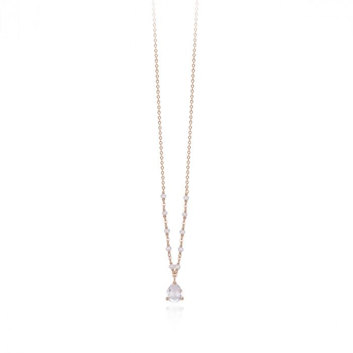 COLLANA CON CRISTALLO DI ROCCA - steampuhousenkstore.com