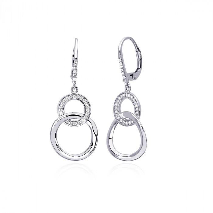 Orecchini ohrringe pendenti cerchi - steampuhousenkstore.com