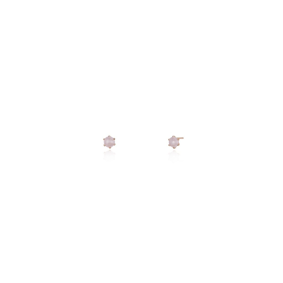 ORECCHINI CON QUARZO ROSA - steampuhousenkstore.com