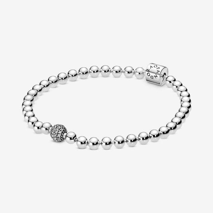 Bracelet Sphères et Pavé