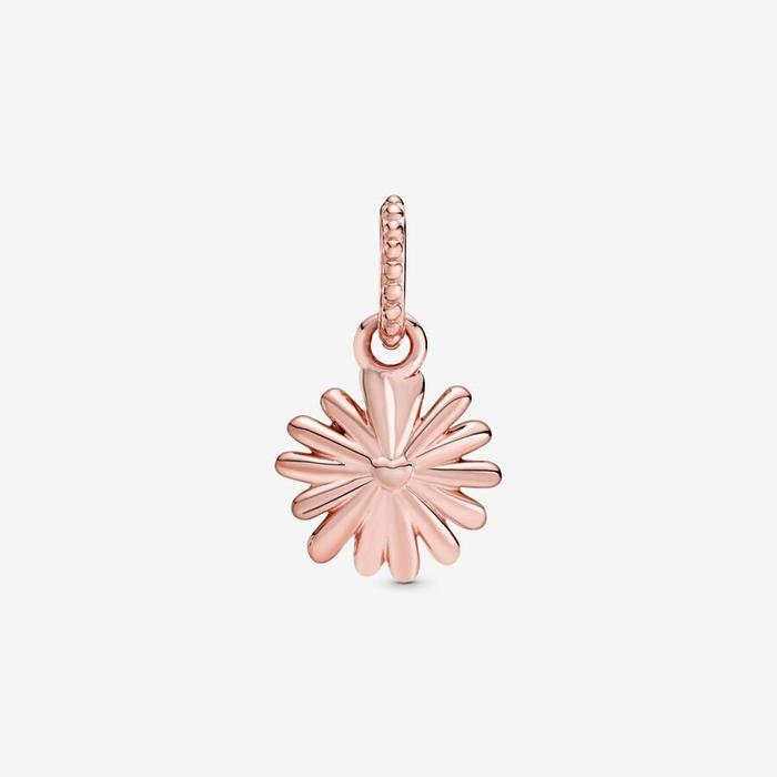 Pink Daisy Pendant Charm