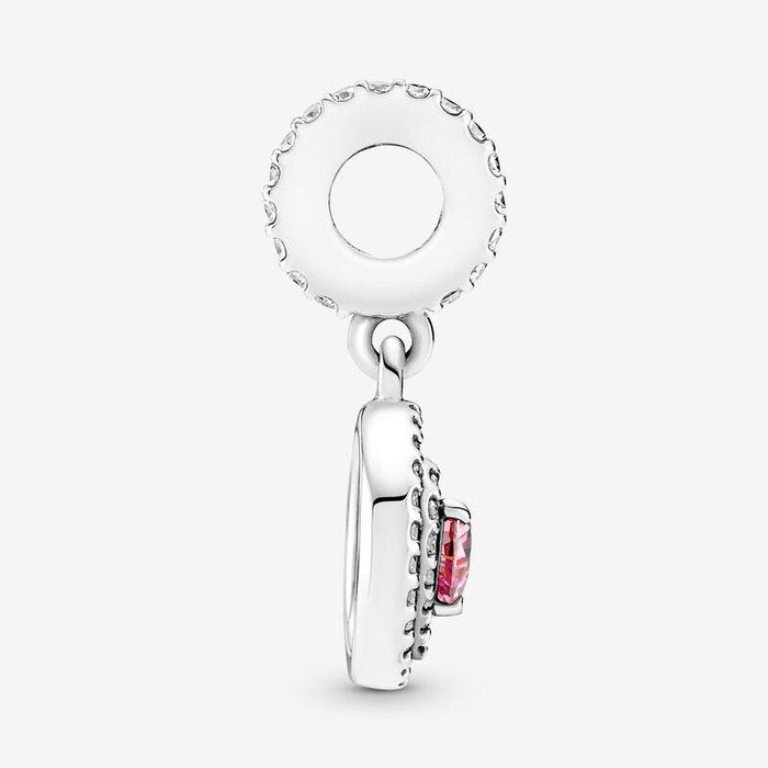 Pendentif Charm Coeur Rose
