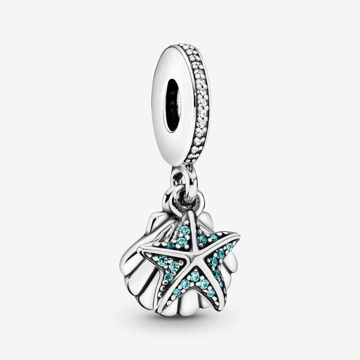 Charm Pendente Conchiglia e Stella marina