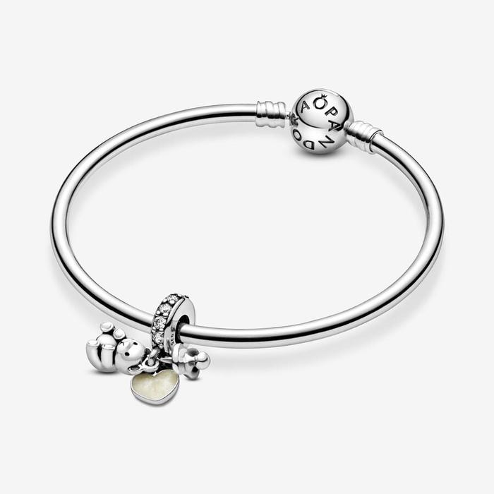 Pendentif ours en peluche et tétine