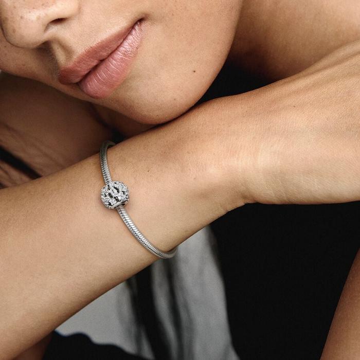 Charm Openwork Rotondo Scintillante