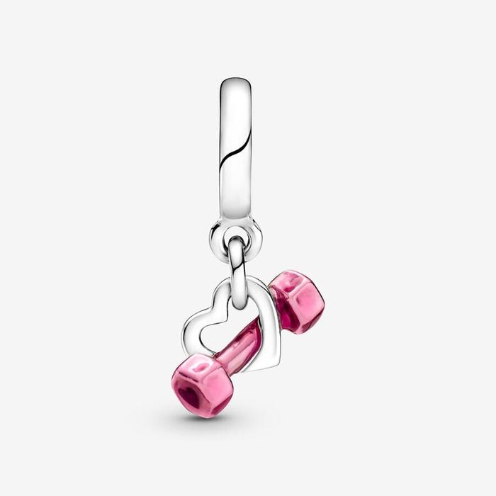 Pendentif breloque fitness