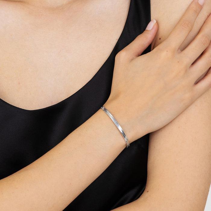 BRACELET ACIER FEMME SERPENT