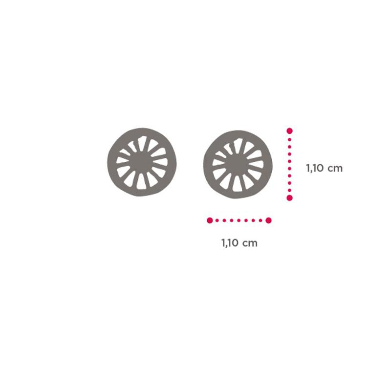 Boucles d'oreilles Mini Roue