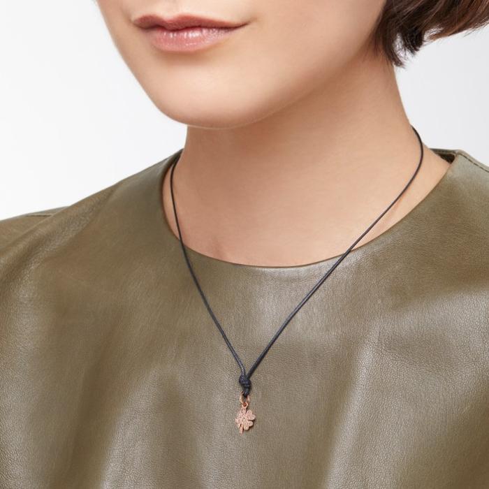 PRECIOUS FOUR-LEAF CLOVER PENDANT