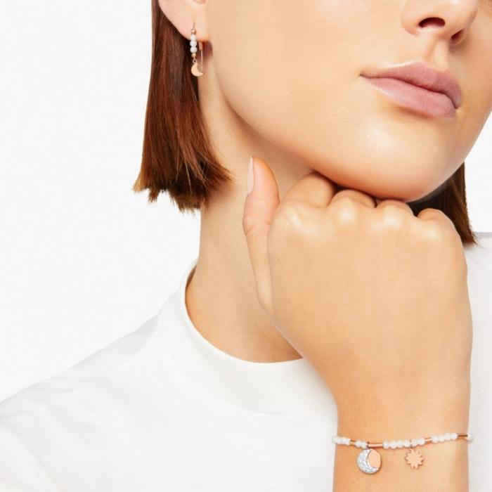 BOUCLES D'OREILLES LUNE &amp; SOLEIL
