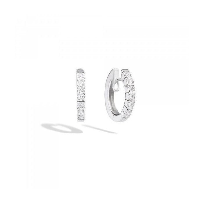 Face Cube Hoop Earrings br 0.34