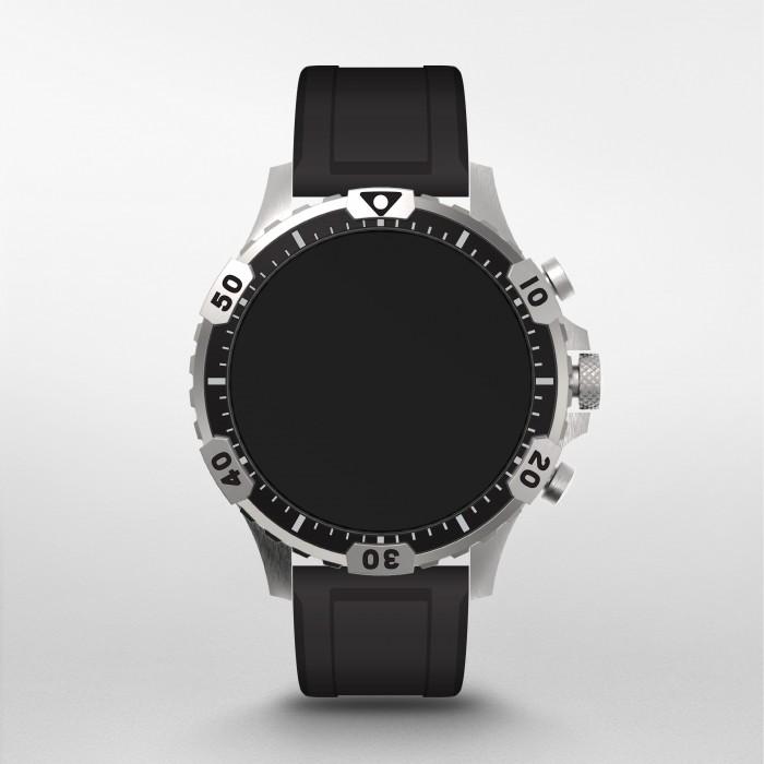 Smartwatch Gen 5 Garrett HR con cinturino in silicone nero - steampuhousenkstore.com
