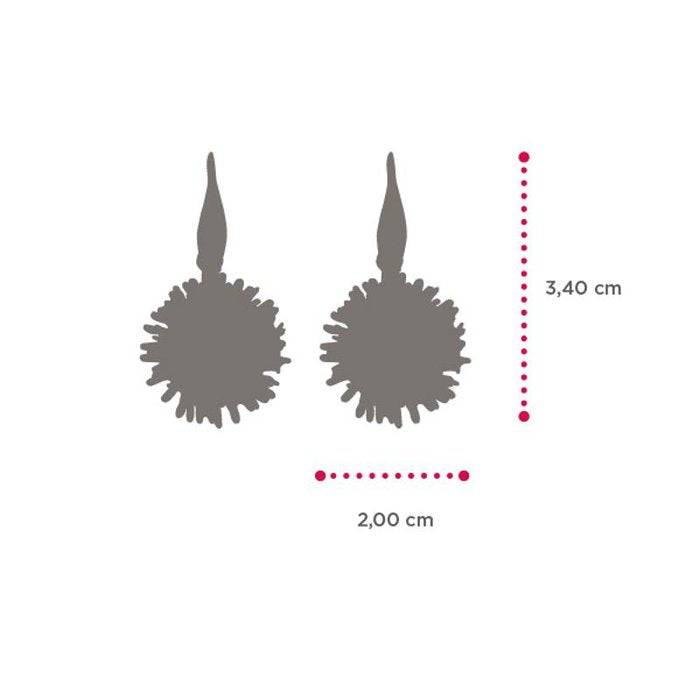 Lapilli Hedgehog Earrings