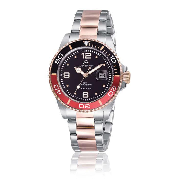 Montre à boîtier en acier