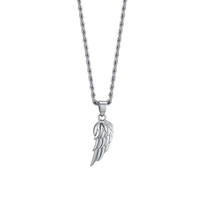 Collier en acier avec aile