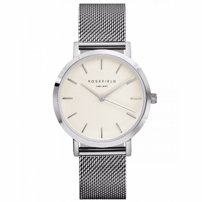 Le Mercer Blanc - Argent 38 mm
